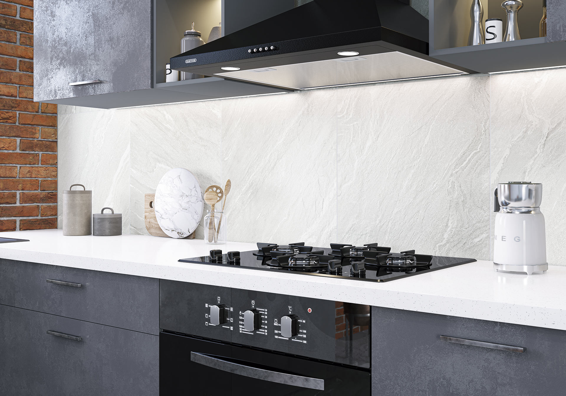 Керамогранит Alma Ceramica Некстстоун GFA57NXT07R серый 57x57