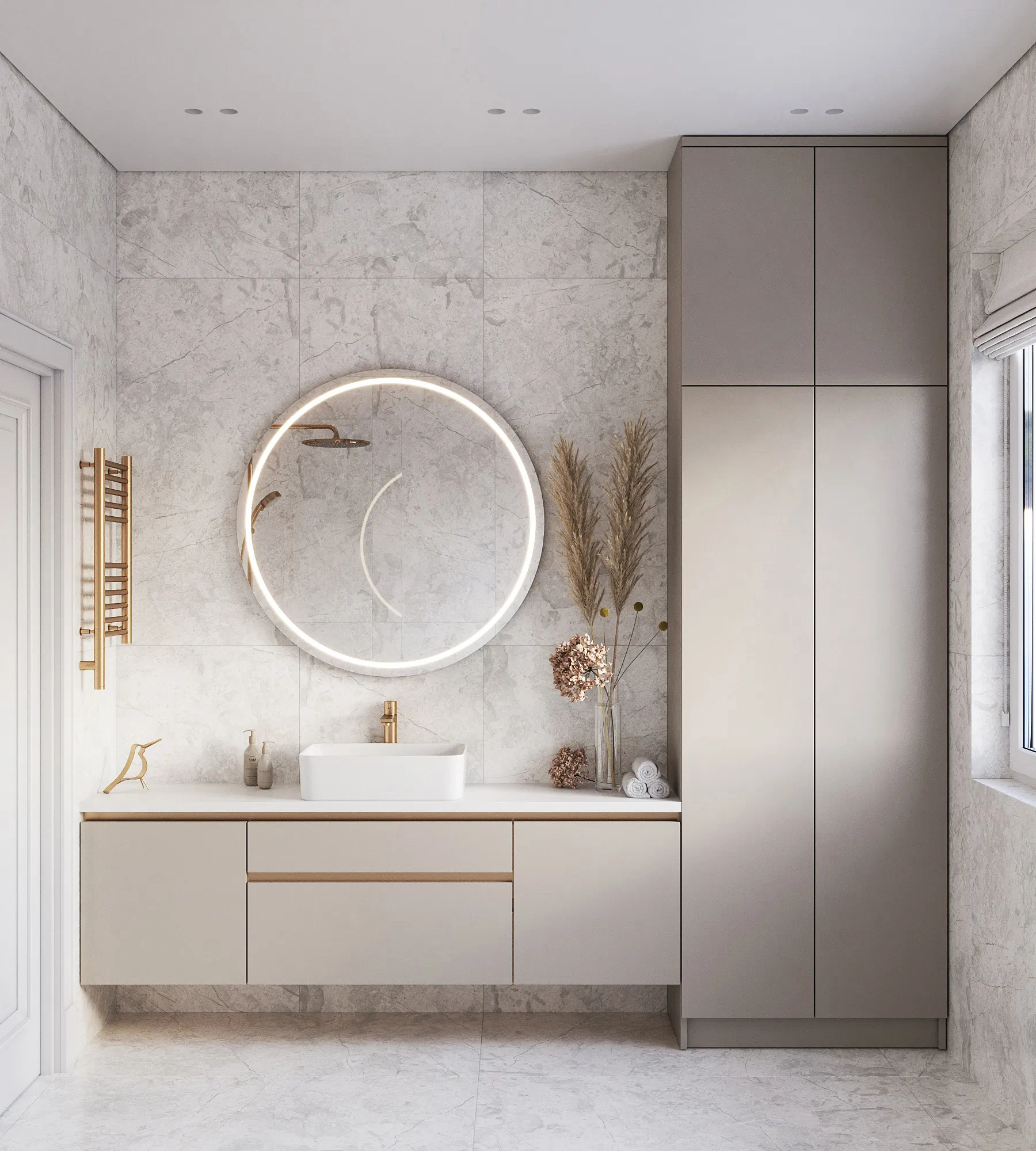 Керамогранит Аркадия Керамика RT7015-A Marcus Bianco Matt Rustic 60x120 белый