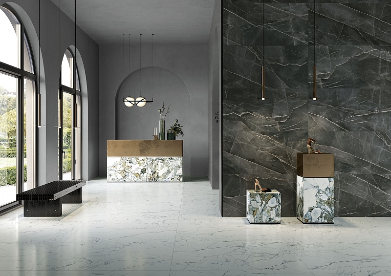 Керамогранит Vitra CityMarble Статуарио Венато R9 60x120 лаппатированный