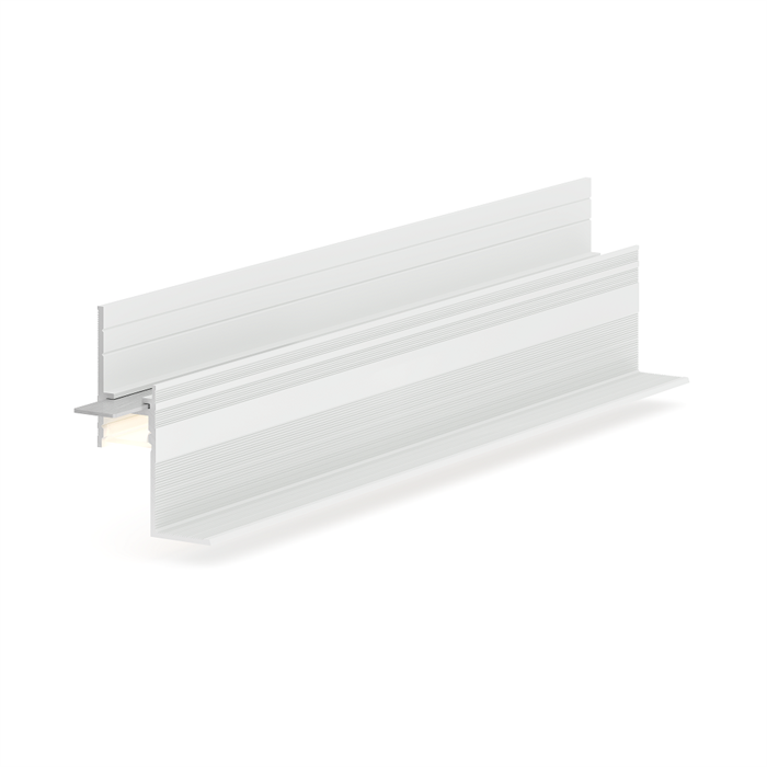 Теневая рейка Laconistiq Multilevel CLASSIC NEW разноуровневая белый матовый RAL9016 46.5x28.7x3000мм под подсветку