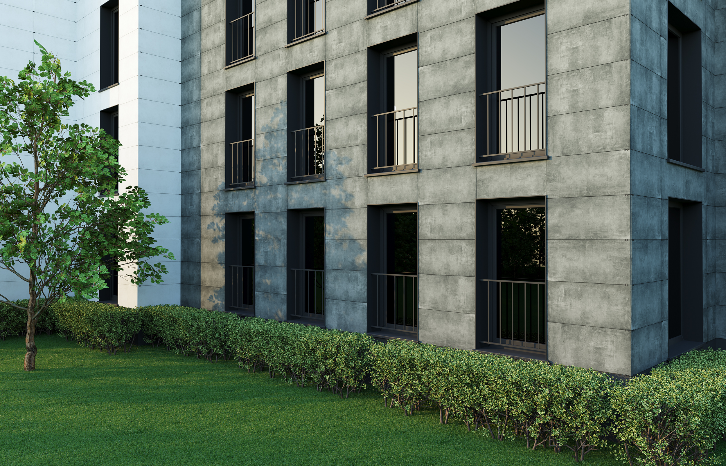 Керамогранит Grasaro Beton Grey 60x60 G-1102/MR/600x600x10