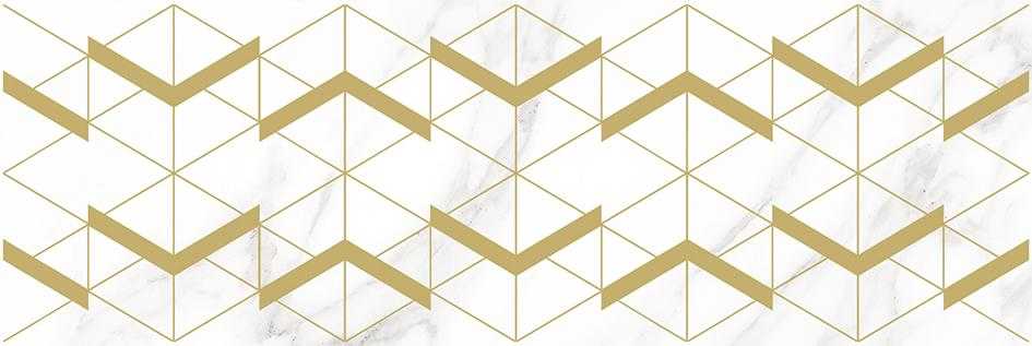 Декор (OS\B153\60125) Laparet Camelot Wing белый 20x60 глянцевый