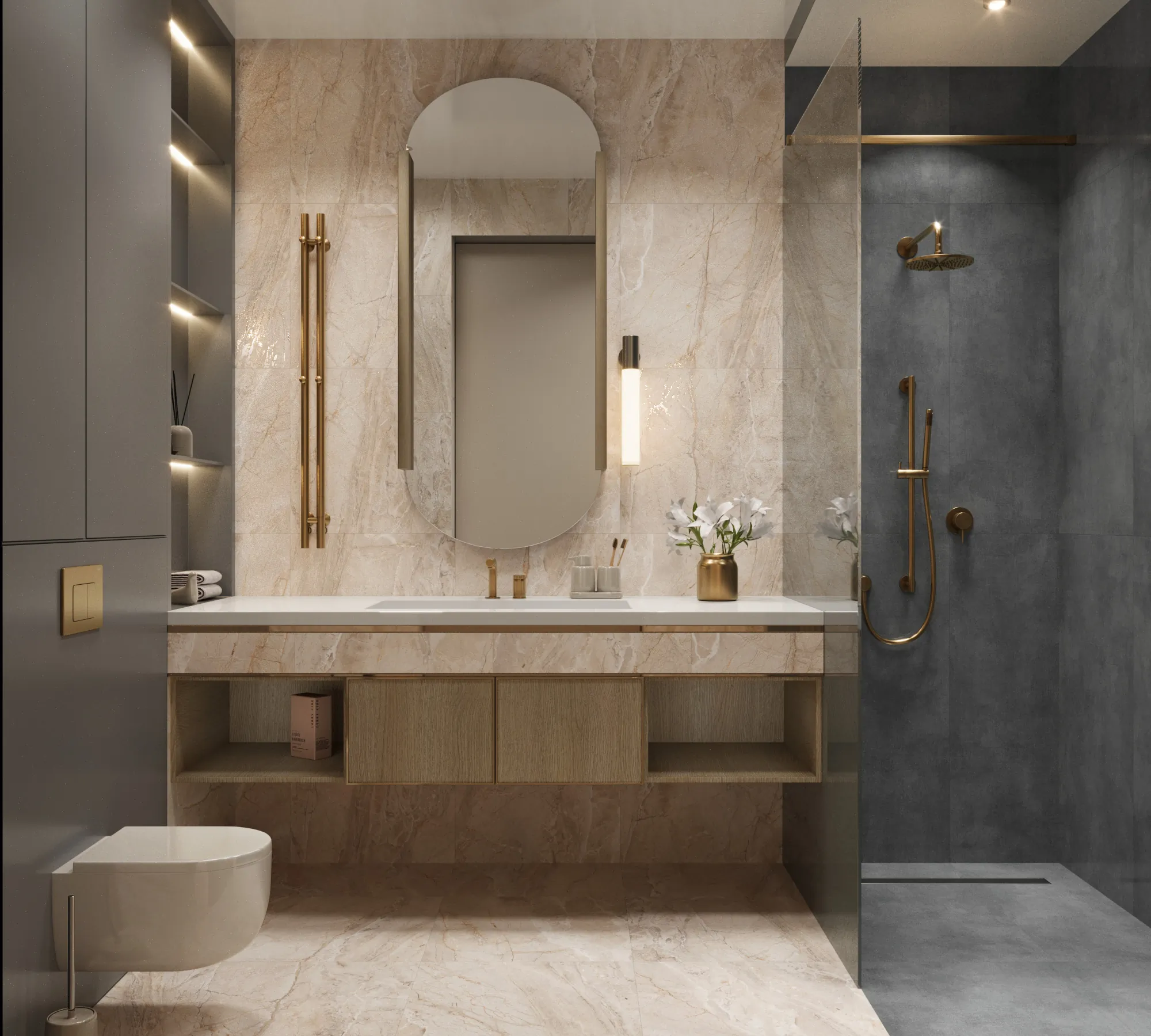 Керамогранит Аркадия Керамика CR6009-A Intera Crema Carving 60x60 бежевый