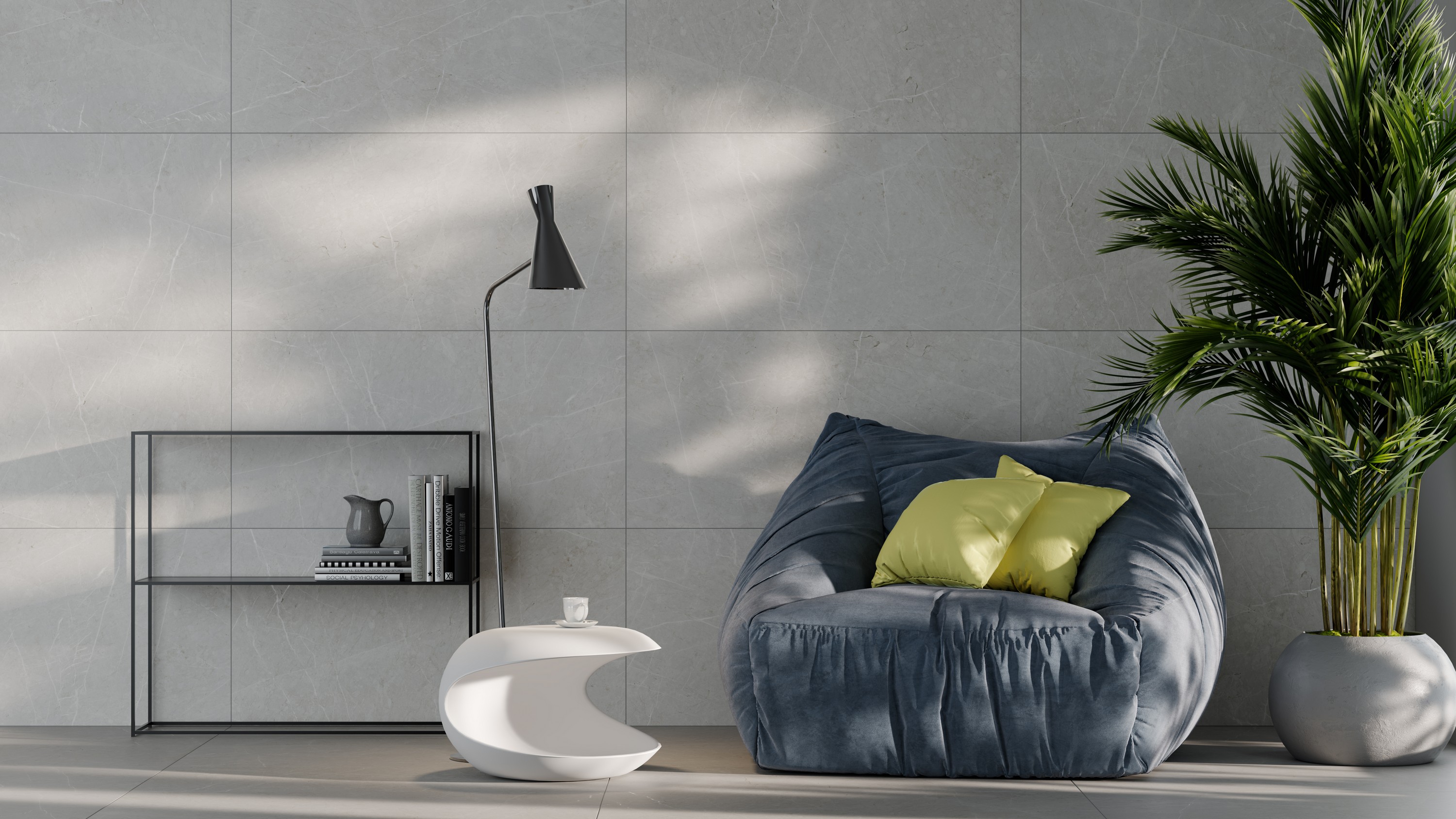 Керамогранит Skala White 60x120 K-2201/MR/600x1200x11