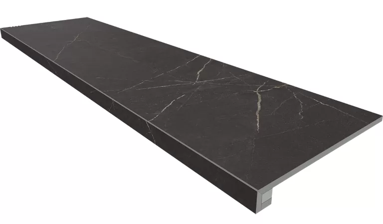 Estima Комплект NL04 Nolana Black (Ступень 33x120 неполированный прямоугольный бортик без насечек + Подступенок 14,5x120)