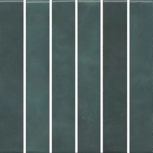 Декор Kerama Marazzi KMD2MSM005BN Фес мозаичный зеленый темный глянцевый 15x15