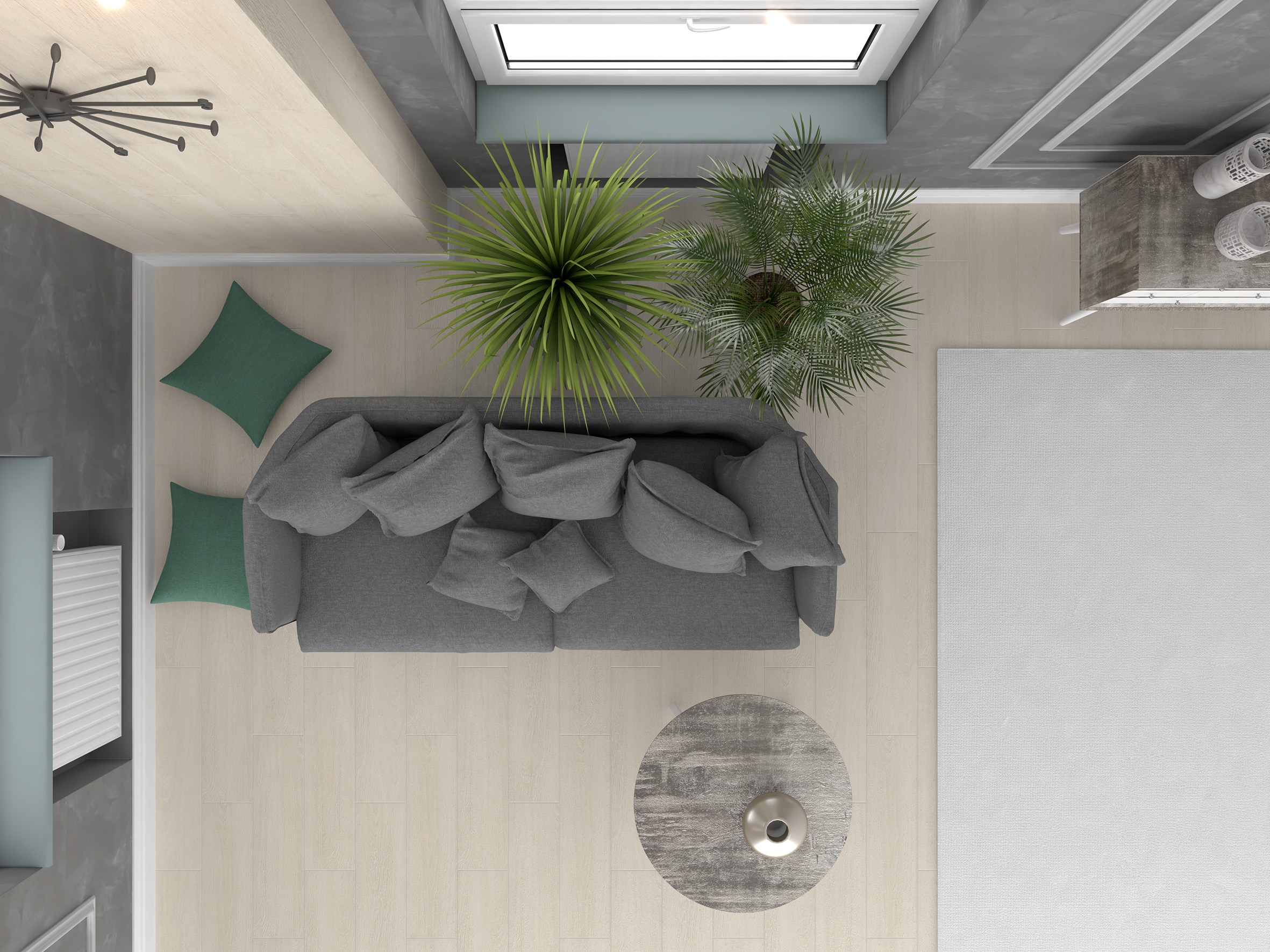 Керамогранит (SG706690R) Laparet Madera серый 20x80 матовый