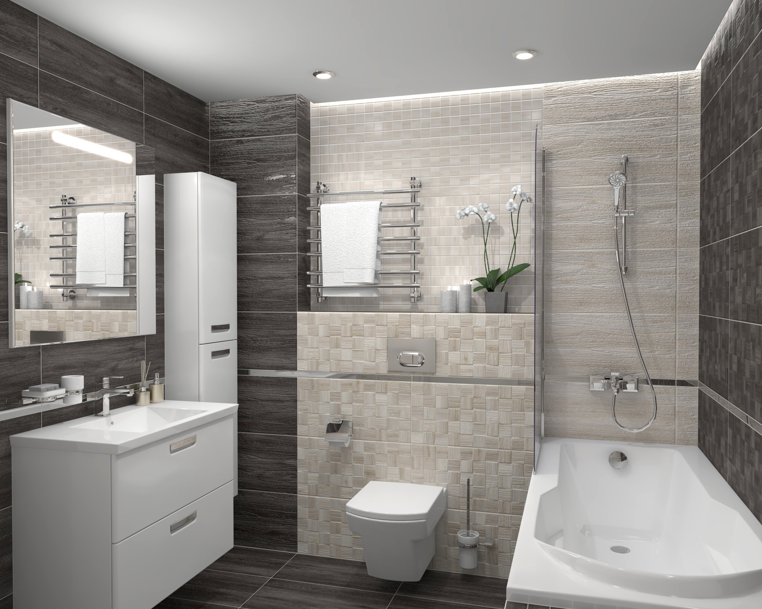 Керамогранит Laparet Timber бежевый 30x60 матовый