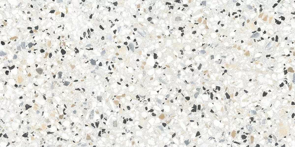 Керамогранит Alma Ceramica Тераццо GFA114TRZ07L белый 57x114