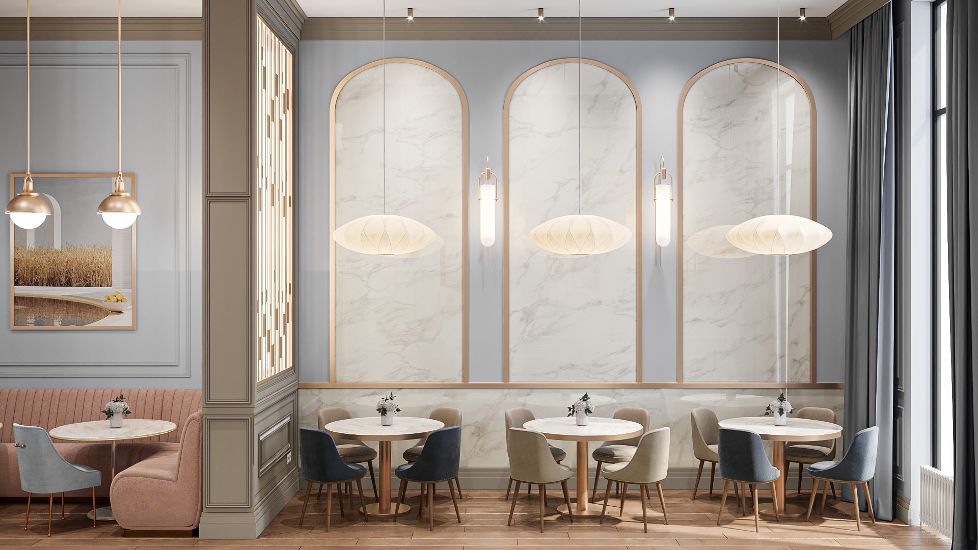 Керамогранит Азарио Calacatta Gold 60x120 Carving H18004002G белый