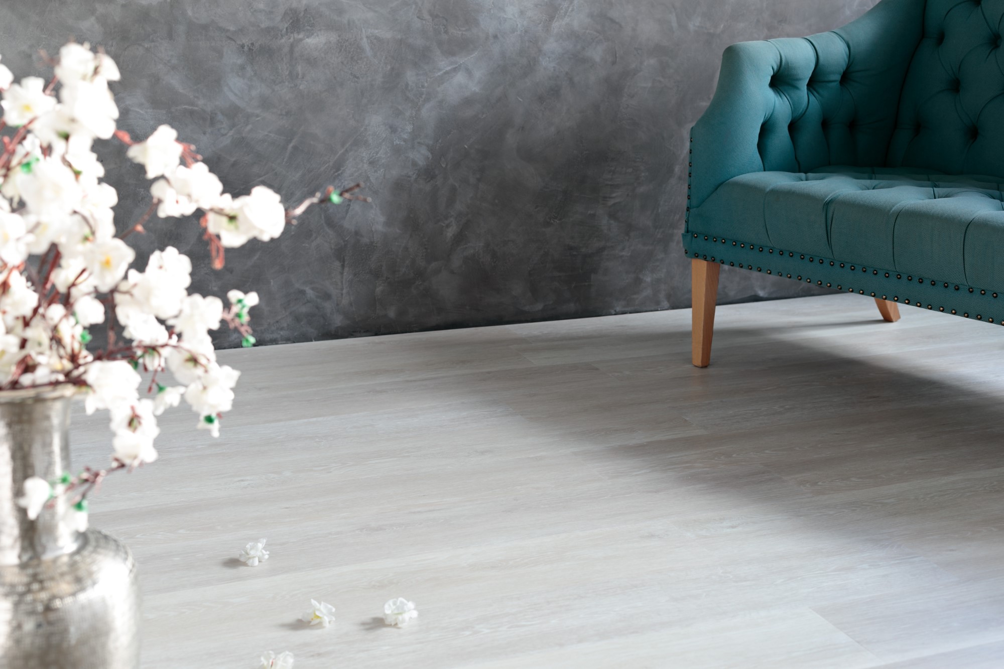 Кварцвиниловая плитка Aqua Floor Quartz AF3512QV 1220x180 Дуб Темный замковый кварц винил напольный