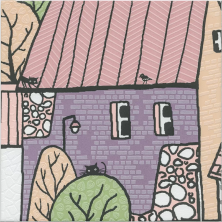 Декор Kerama Marazzi OS\A226\5009 Городок 3 матовый 20x20