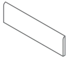 Плинтус Италон Форум Стоун Полар 610130001651 белый 7.2x60