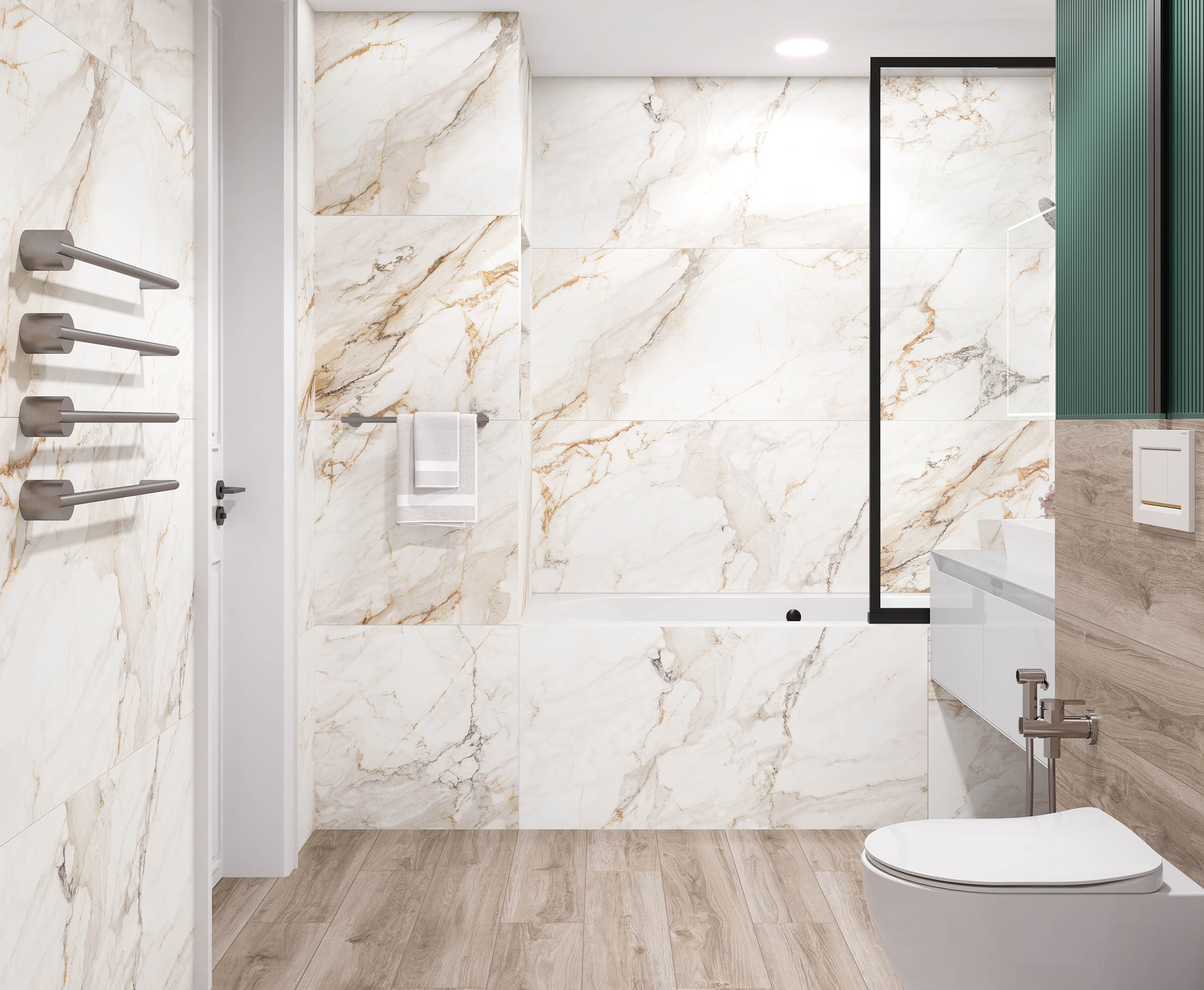 Керамогранит Laparet Calacatta Borgini 60x120 матовый