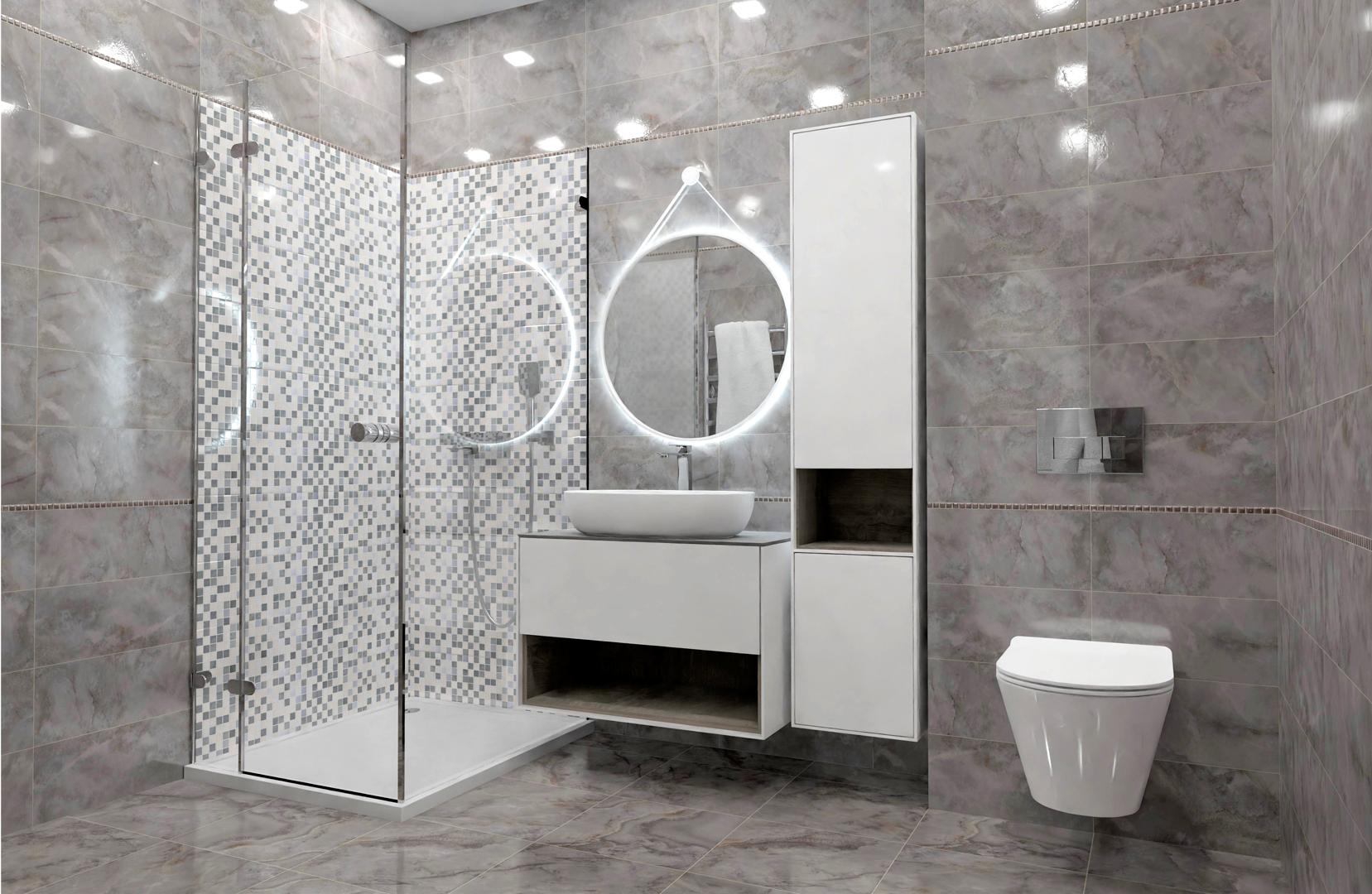 Декор Kerama Marazzi MM7218 Стеллине мозаичный 20x50