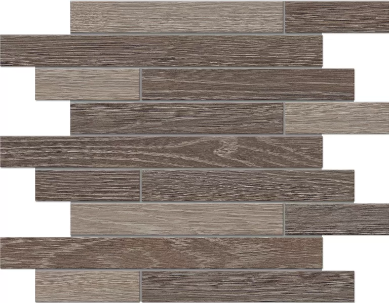 Мозаика Estima Kraft Wood KW03/KW02 30x35 коричневый
