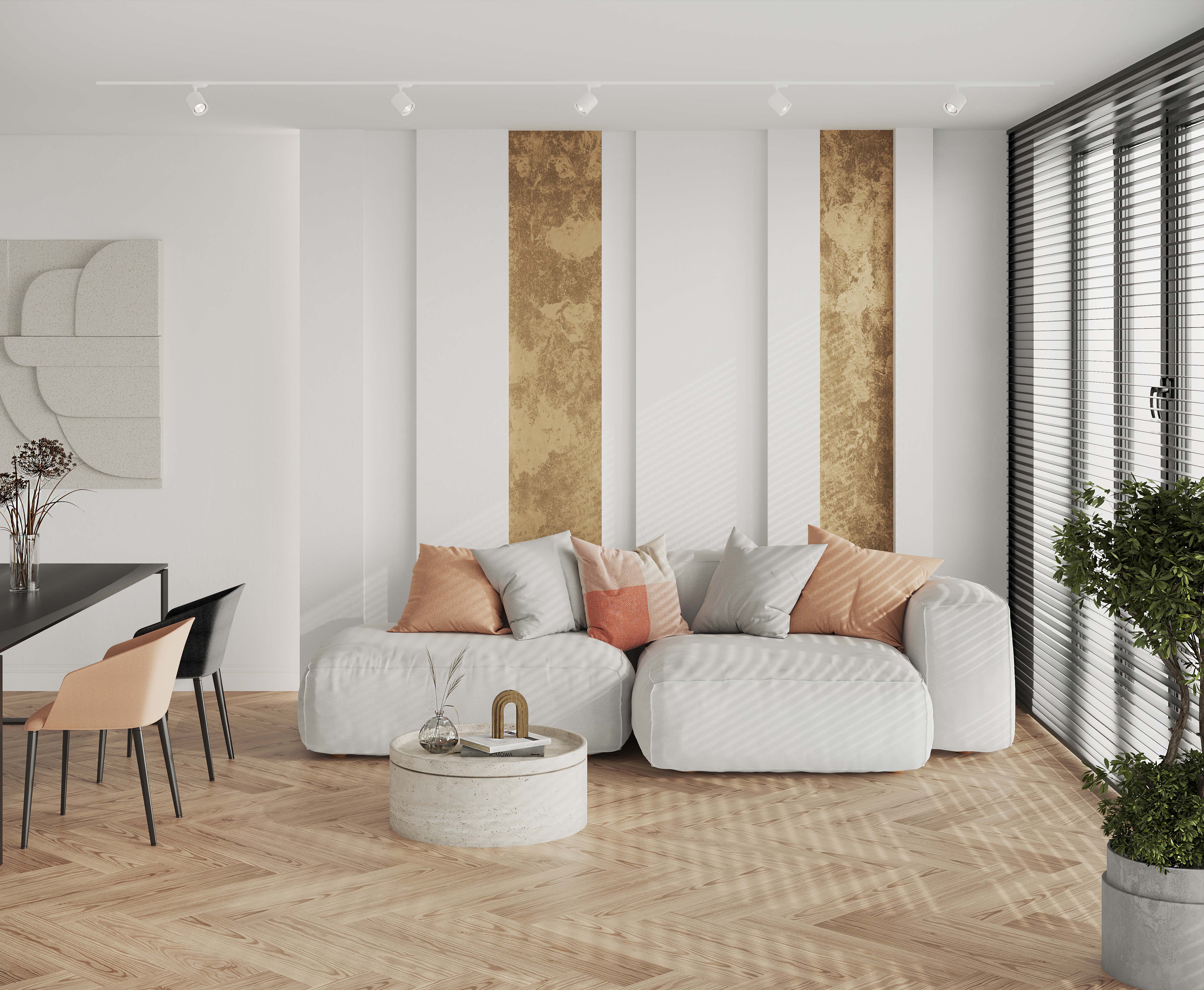 Керамогранит (L3) Laparet Italo бежевый 14.7x59.4 матовый