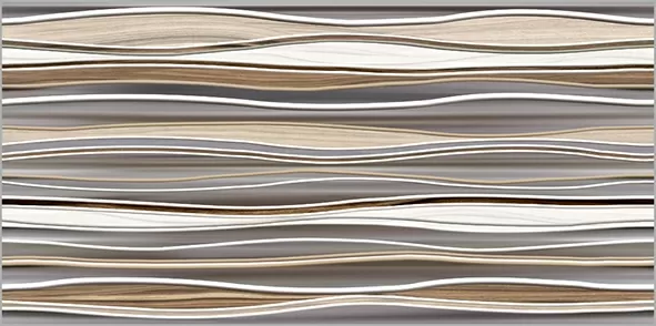 Декор Alma Ceramica Плессо DWU09PLS406 коричневый 24.9x50