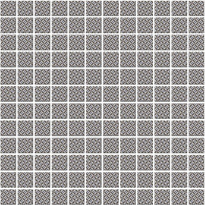 Керамическая плитка Kerama Marazzi 20108 Кастелло орнамент серый 29,8x29,8