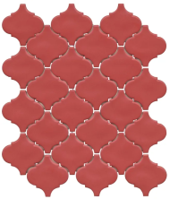 Керамическая плитка Kerama Marazzi KM2630M0061N Арабески Марокко красный матовый 26x30