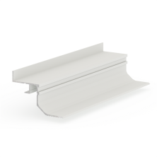 Теневая рейка Laconistiq Multilevel MAX разноуровневая белый матовый 87x55,7x3000мм под подсветку