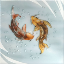 Декор Kerama Marazzi VT\A471\5009 Чудо-озеро 4 20x20