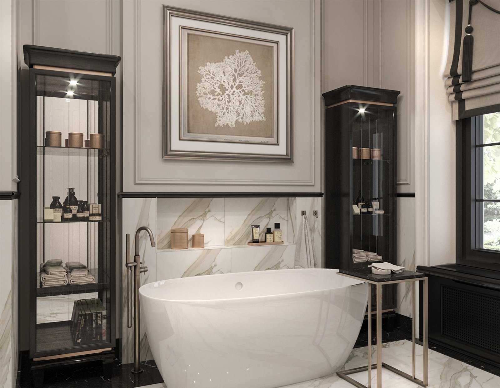 Керамогранит Азарио Calacatta Gold 60x120 Carving H18004002G белый