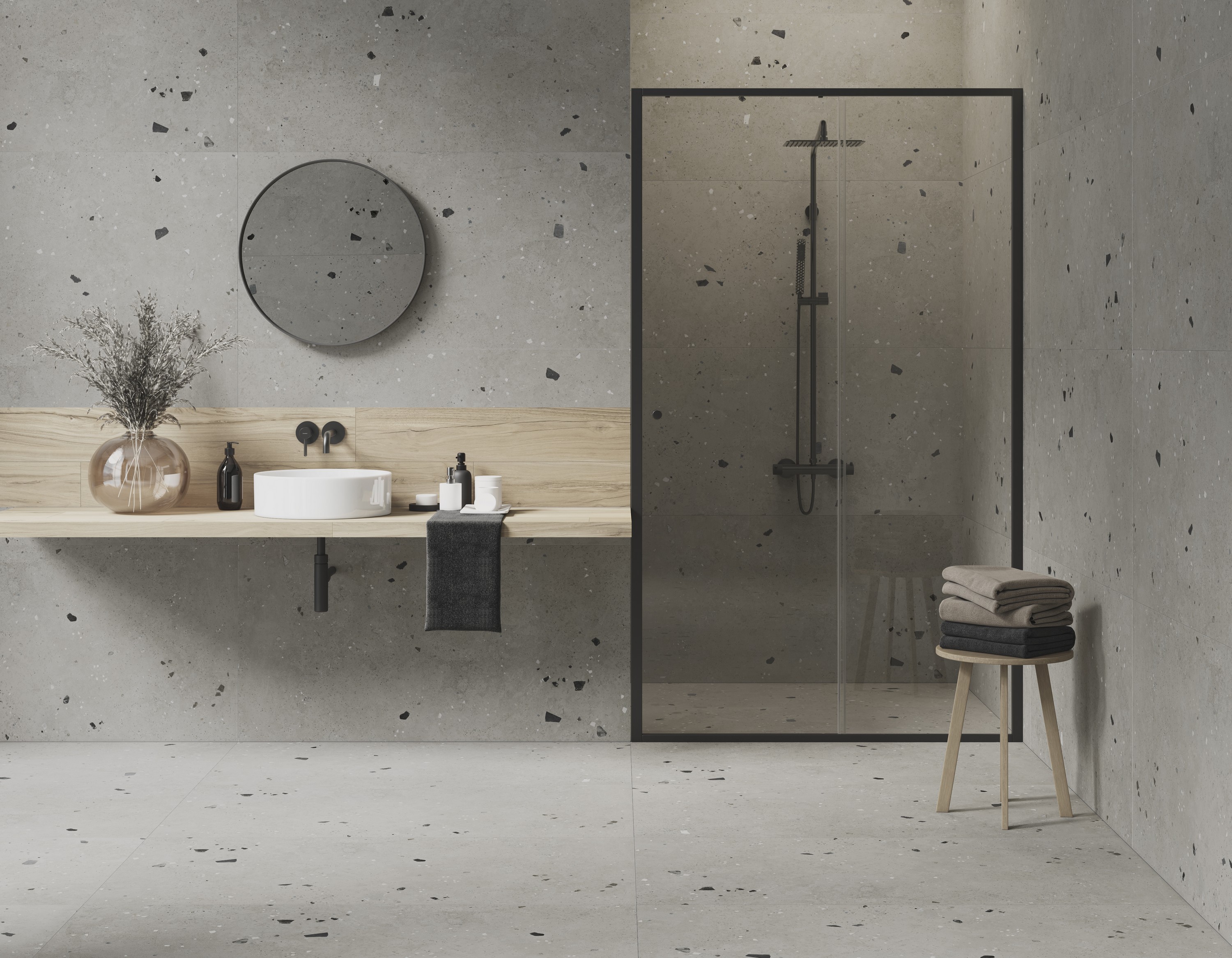 Керамогранит Etagi Grey 60x60 K-2015/MR/600x600x10