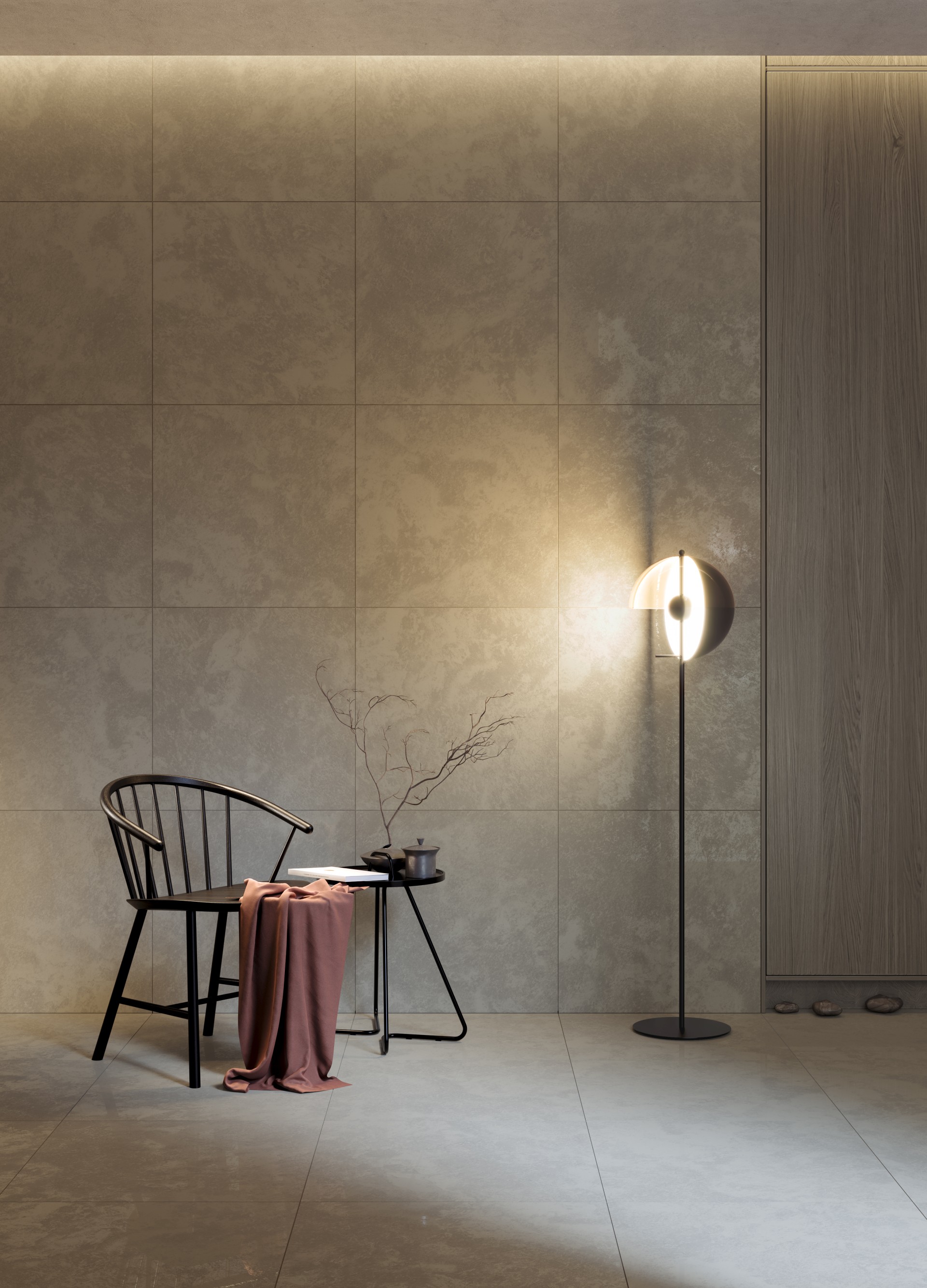 Керамогранит Керранова Satin Beige K-2702/MR/600x600x9 коричневый