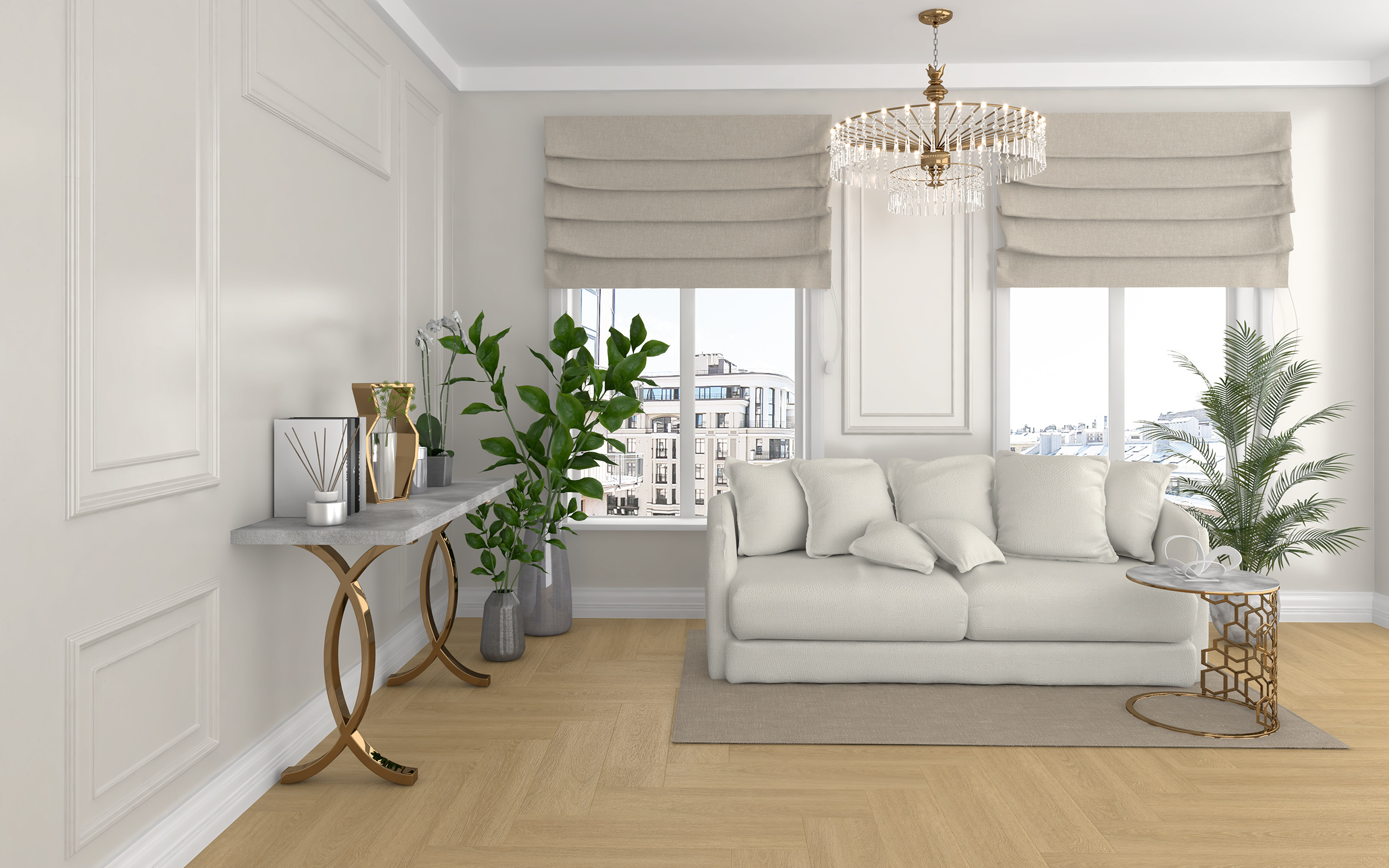 Керамогранит (SG706690R) Laparet Madera серый 20x80 матовый