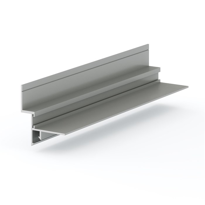 Теневой профиль потолочный GIPS REGULAR без покрытия 43x38x3000мм, отступ 10мм