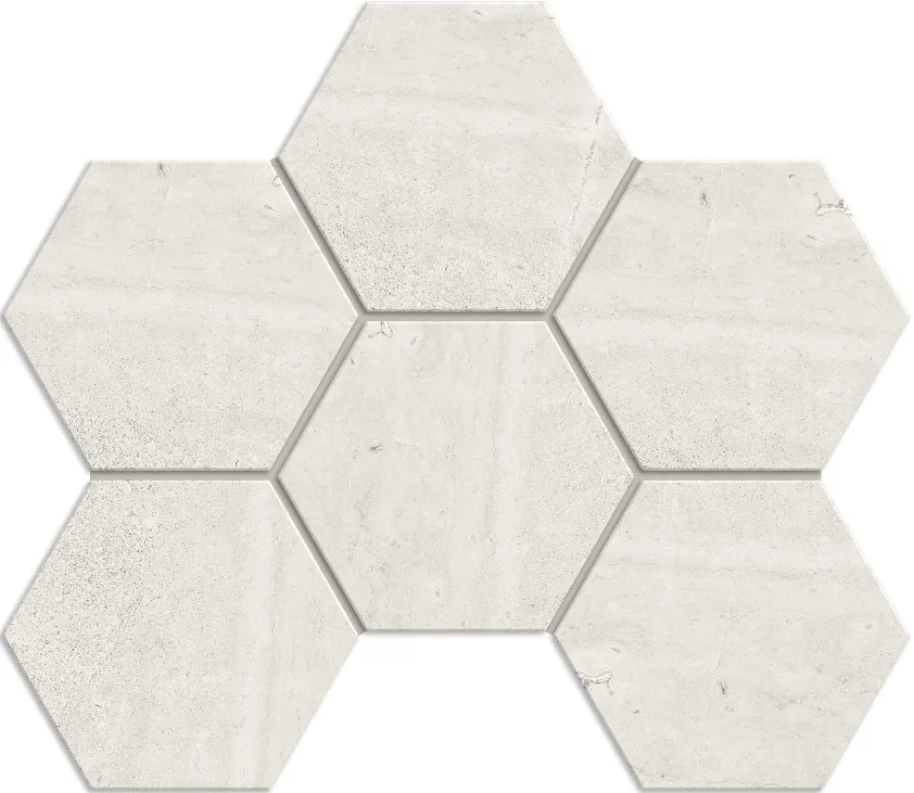 Мозаика Estima KA00 Ametis Kailas Hexagon Ivory 25x28.5 бежевый