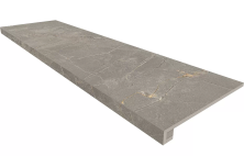 Комплект Estima BR03 Bernini Grey (Ступень 33x120 непол. прямоугол. бортик без насечек + Подступенок 14,5x120)
