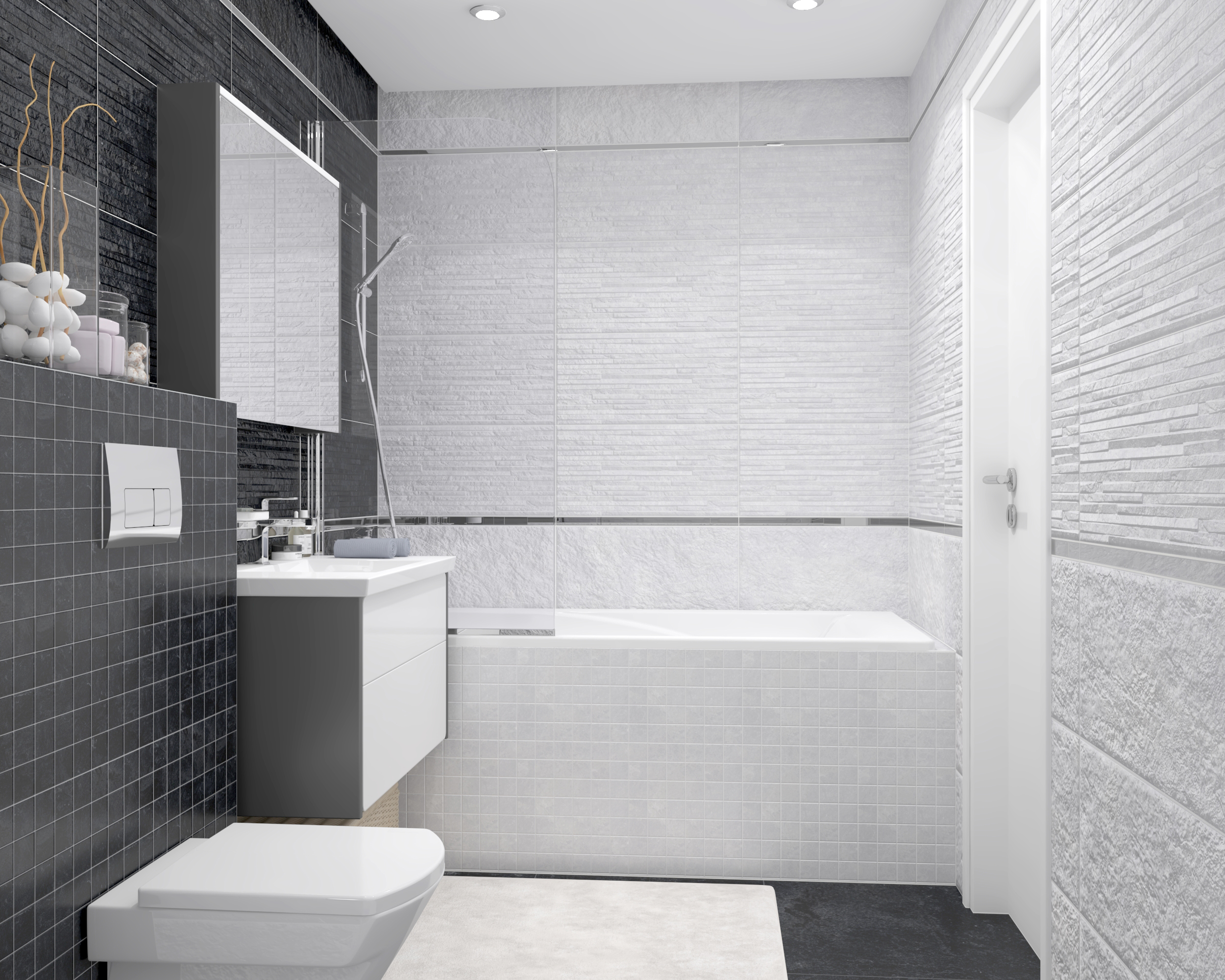 Мозаика Laparet Hard белый 30x30 матовый