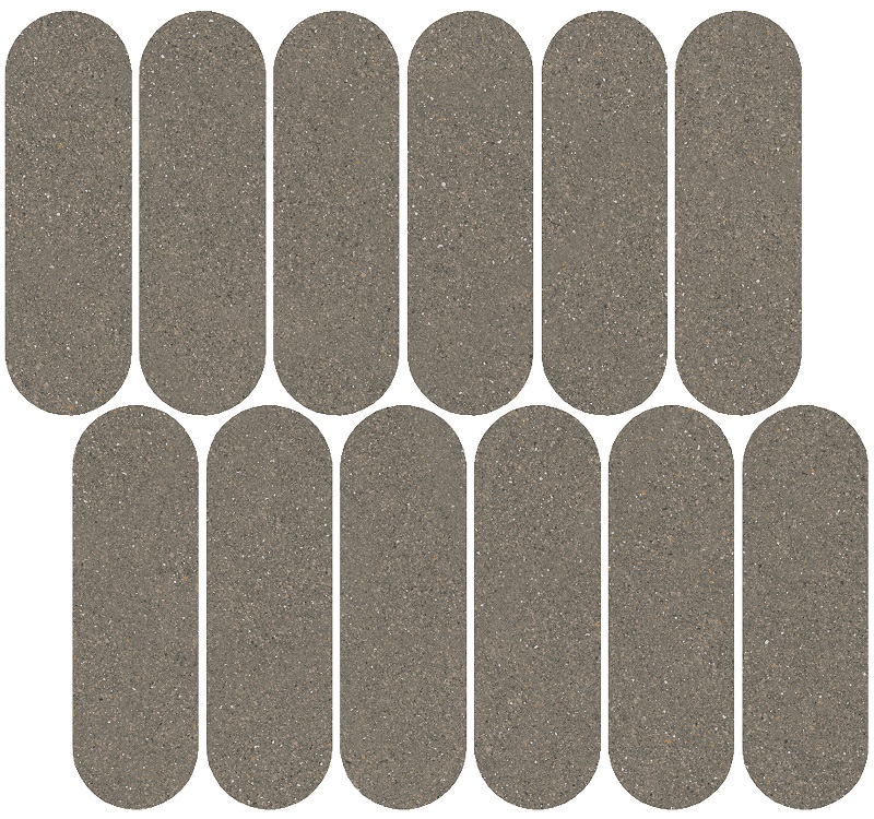 Декор Керама Марацци ID146 Джиминьяно наборный коричневый матовый 30х32