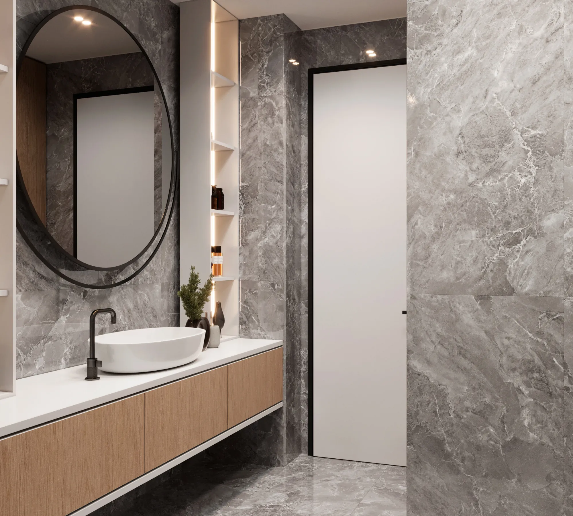 Керамогранит Аркадия Керамика FP1032-A Modena Bianco Full Polished 60x120 белый