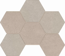 Мозаика Estima LN01/TE01 Luna Hexagon Beige 25x28.5 бежевый