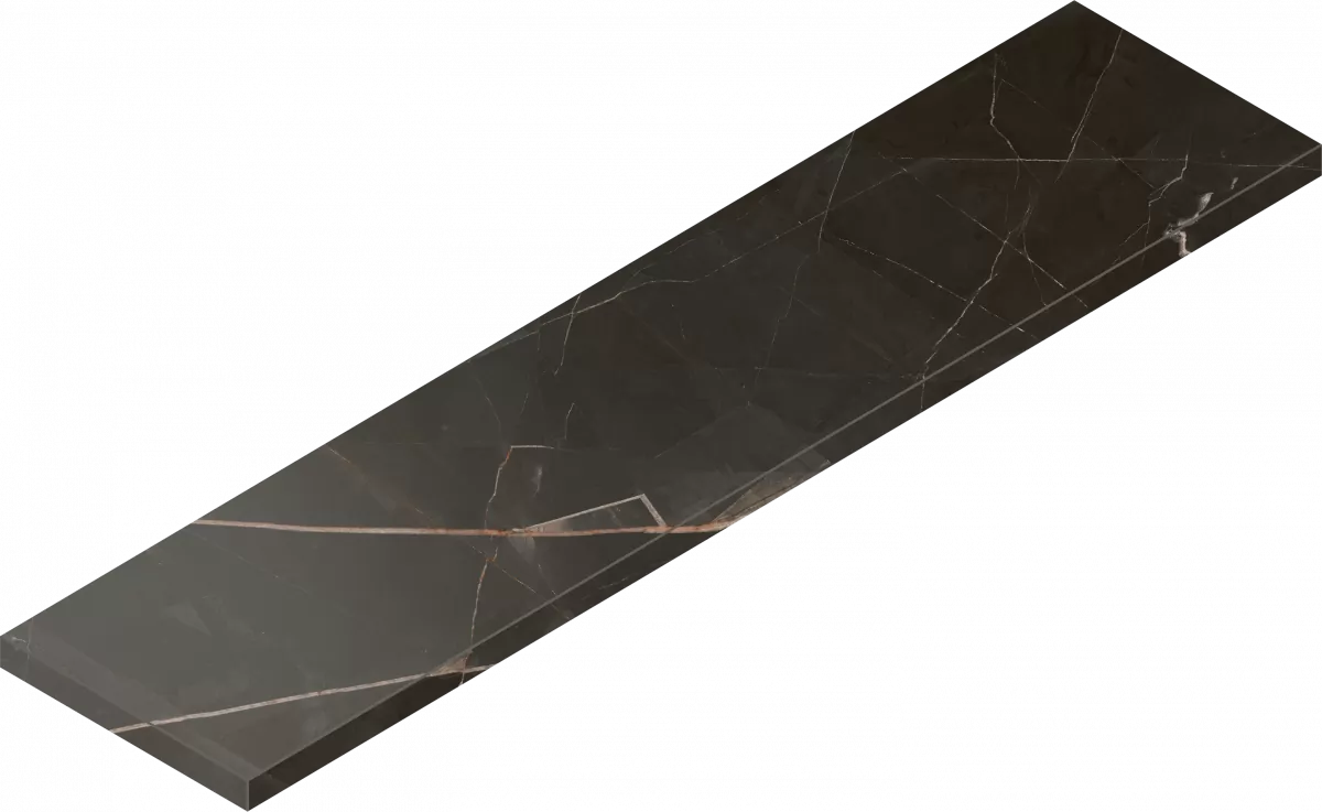 Ступень Италон Стелларис Абсолют Блэк угловая левая 620070002611 черный 33x120