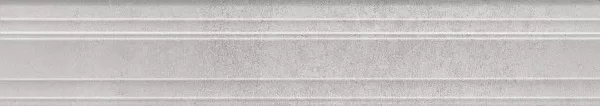 Бордюр Керама Марацци Venezia Догана серый светлый матовый обрезной 40х7,3
