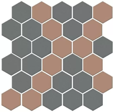 Декор Kerama Marazzi AD\A673\MM Агуста 6 мозаичный микс матовый 30.1x30.1