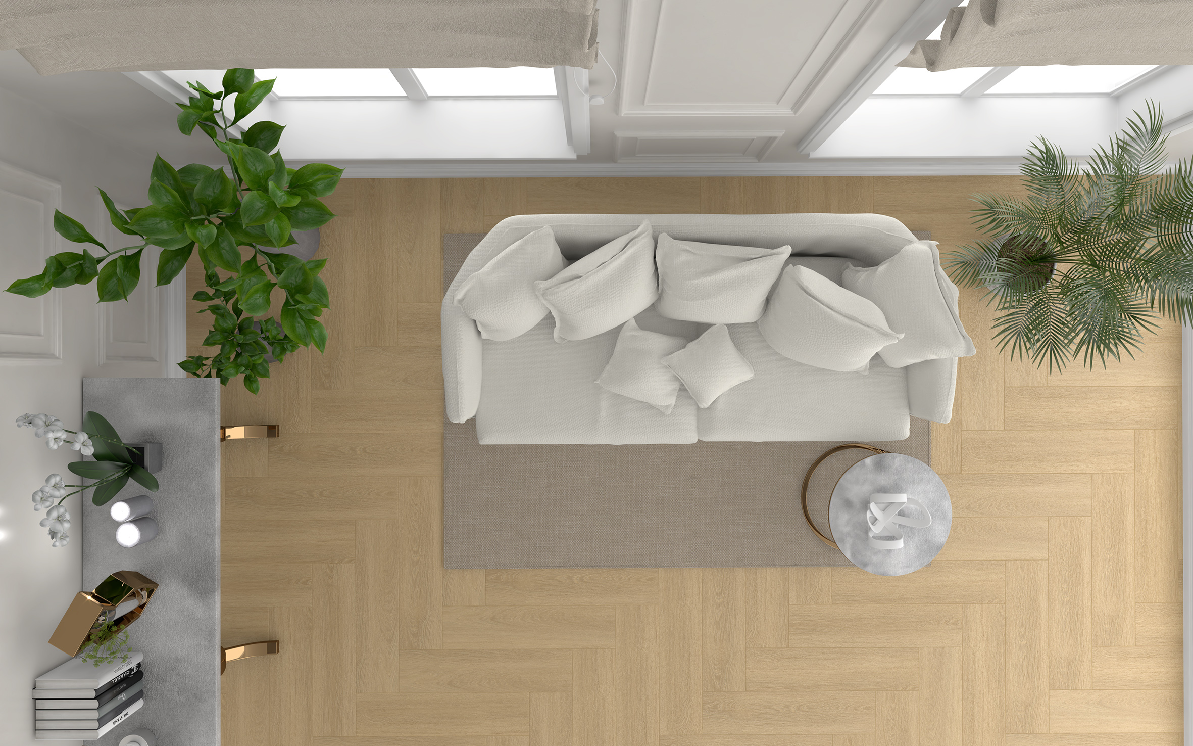 Керамогранит (SG706690R) Laparet Madera серый 20x80 матовый