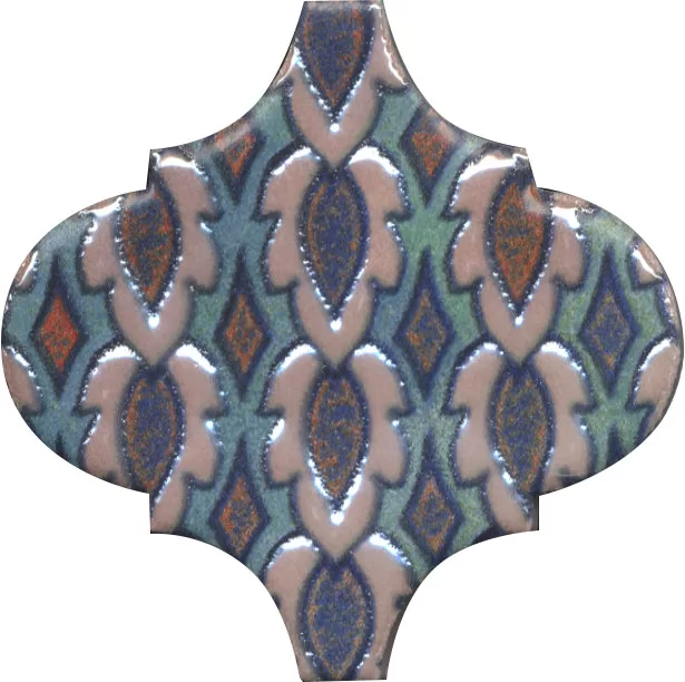 Панно Kerama Marazzi KMP3STA010M6X Арабески Марокко 1 (из 6 частей 6.5x6.5) 10x25