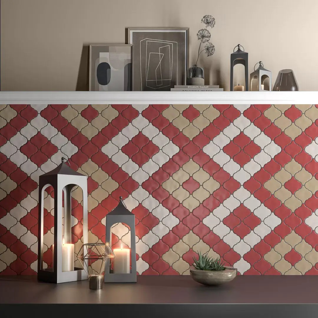 Панно Kerama Marazzi KMP3STA011M6X Арабески Марокко 2 (из 6 частей 6.5x6.5) 10x25