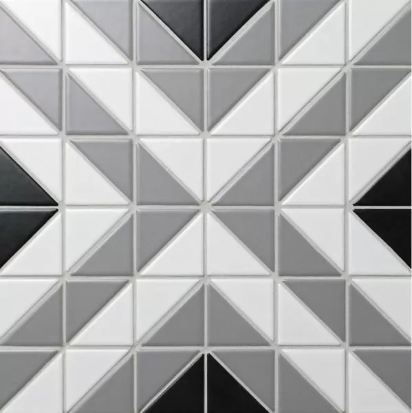 Мозаика СтарМозаик Cube Grey 25.9x25.9 серый