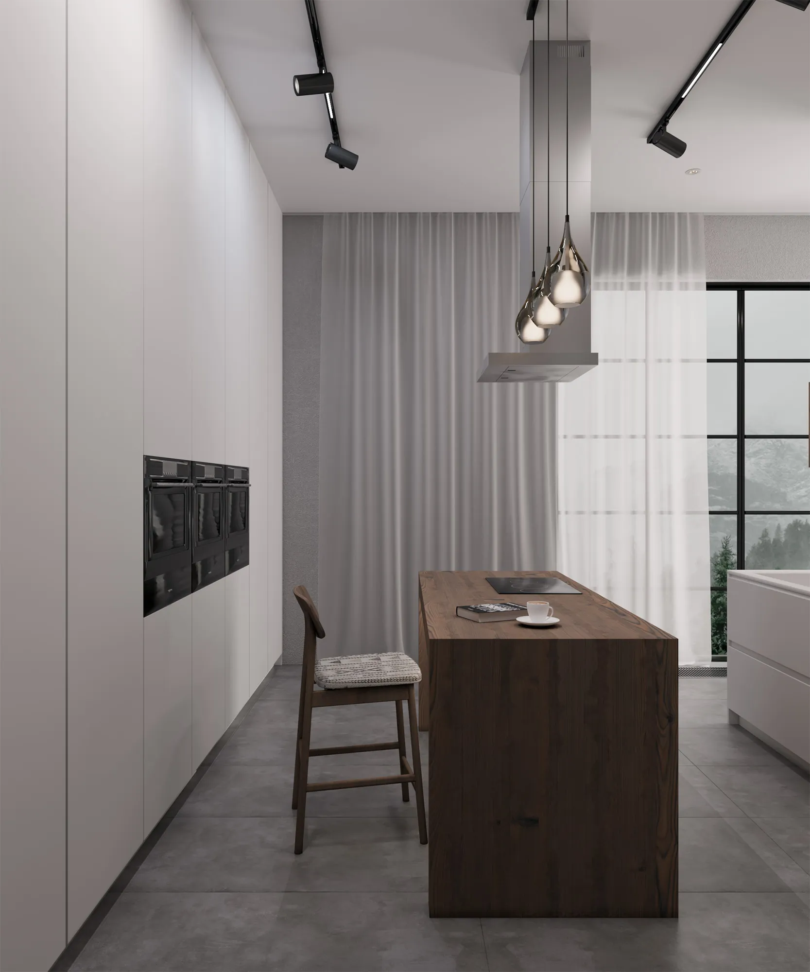 Керамогранит Аркадия Керамика RT7005-A Cementum Light Grey Matt Rustic 60x120 серый