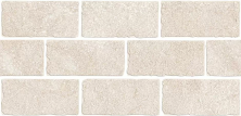 Бордюр BR022T Роверелла бежевый светлый мозаичный 14.7х34.5