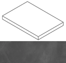 Ступень угловая правая Italon Континуум Петрол 33x160