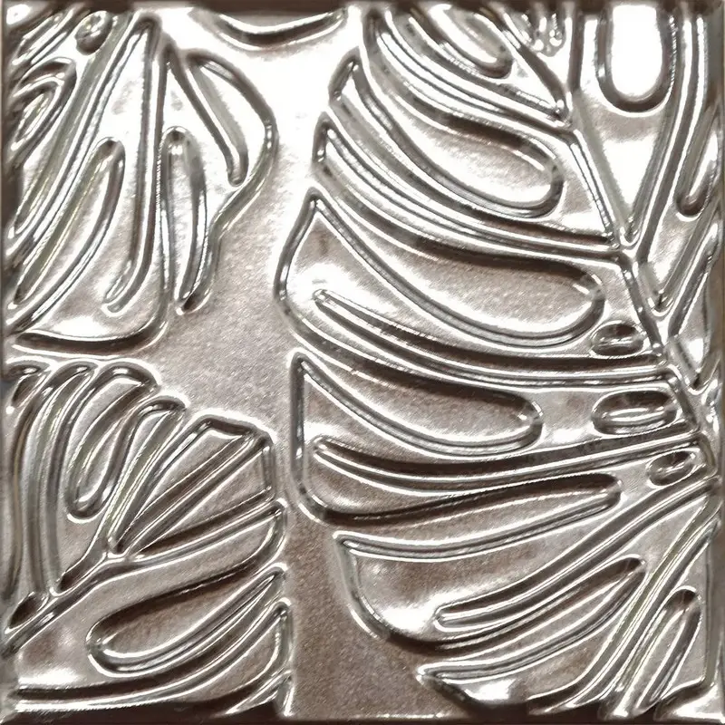 Декор Kerama Marazzi KMD2SFC003BN Агдаль 2 металл глянцевый структура 15x15