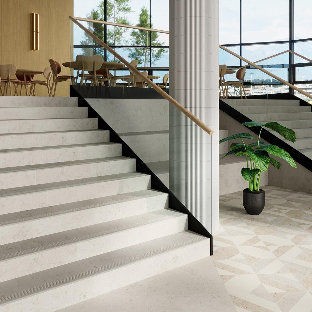 Мозаика Керама Марацци DD205220\MM Про Лаймстоун серый матовый мозаичный 30х30