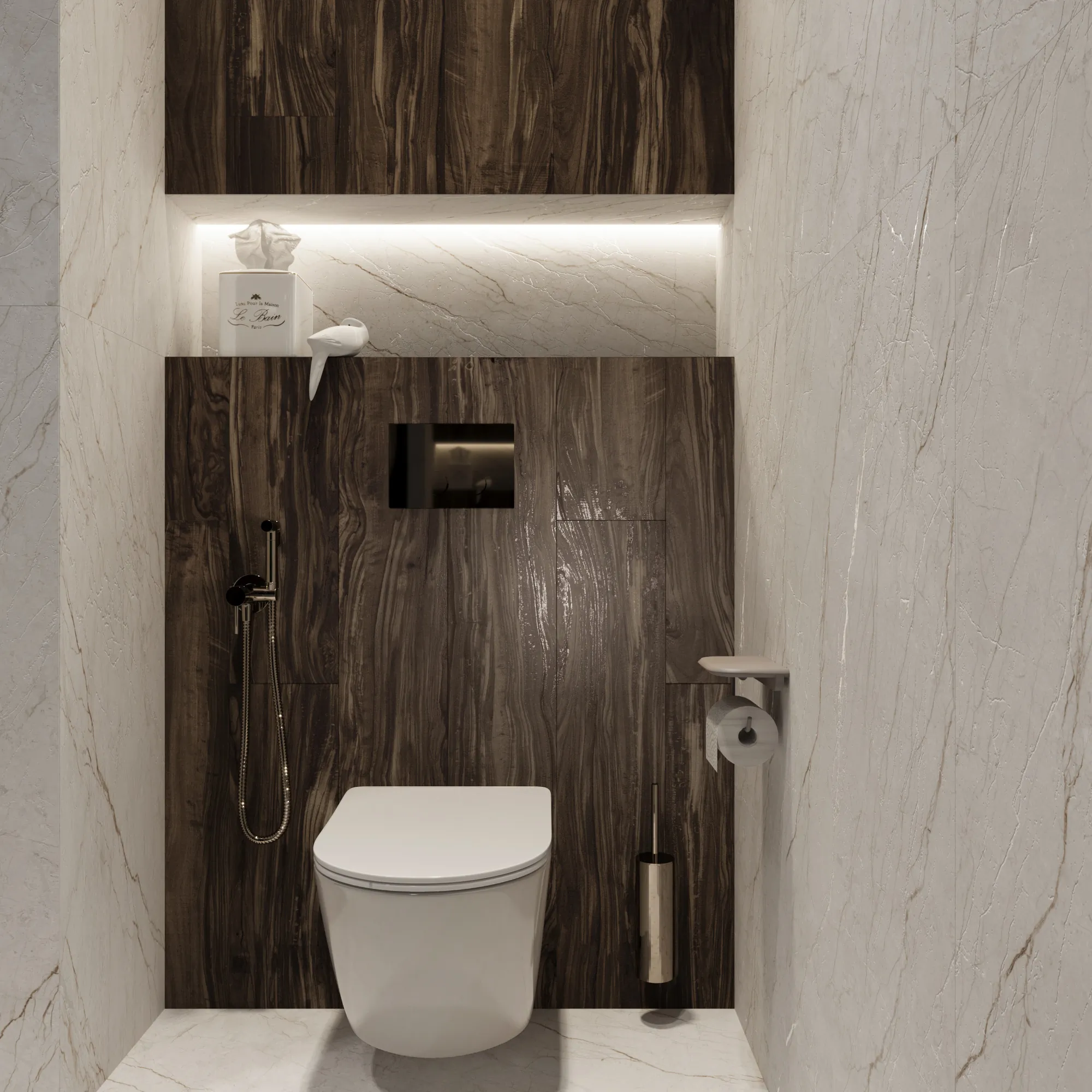 Керамогранит Креанза CW-CR02-B Persian Wood Ivory Carving 20x120 бежевый